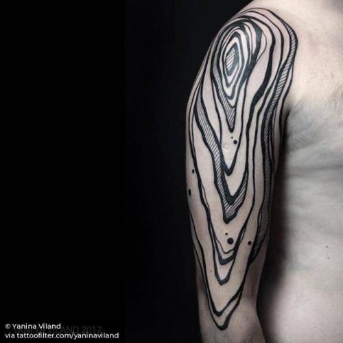 Tattoo abstract black arm template set Royalty Free Vector