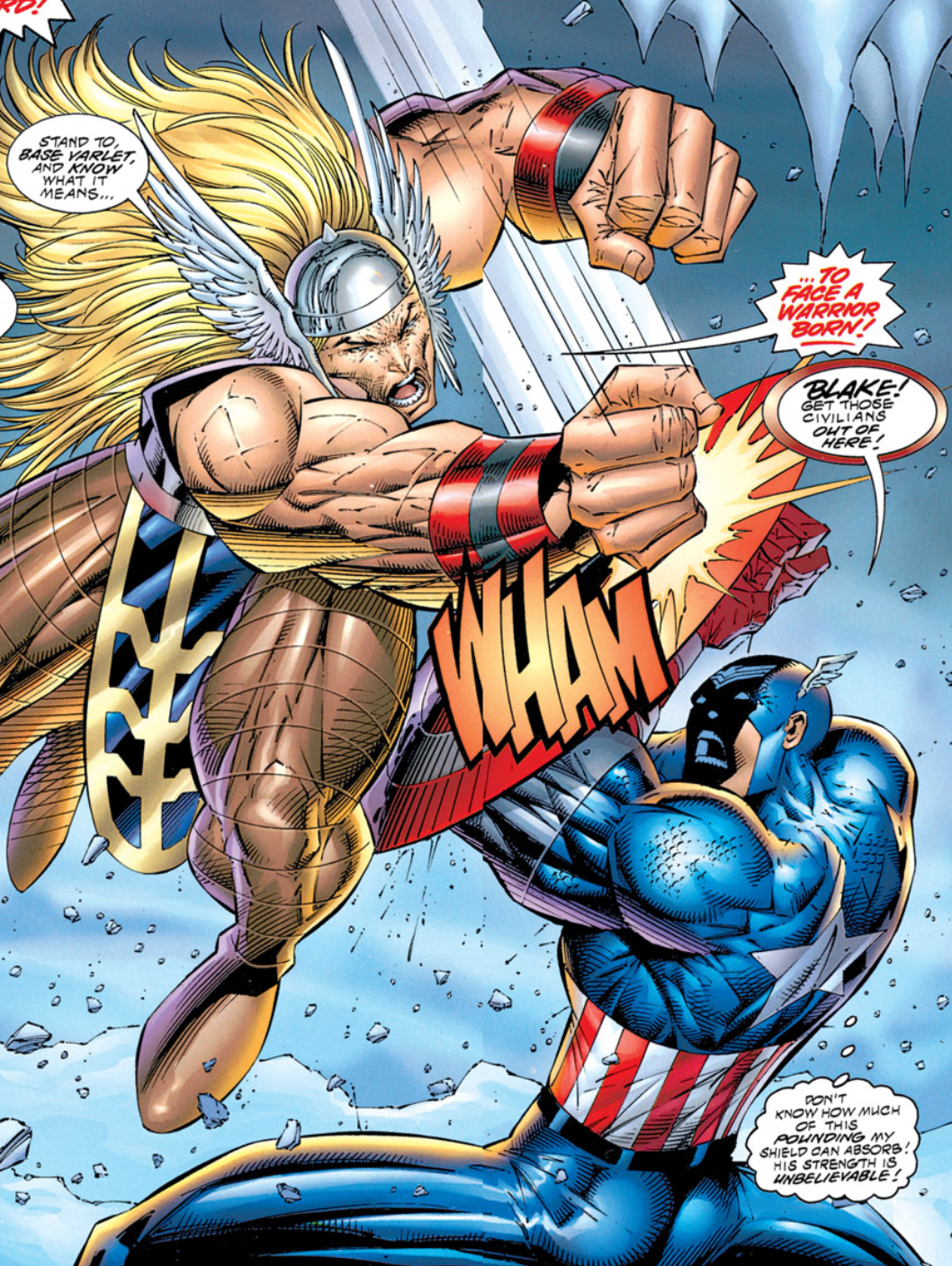 They got paid for this! — Avengers v2 #1 art by Rob Liefeld & Chap ...