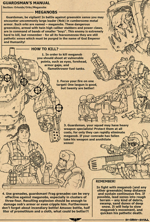 adeptus-illustratum:Guardsman’s Manual Part 1“Adeptus...