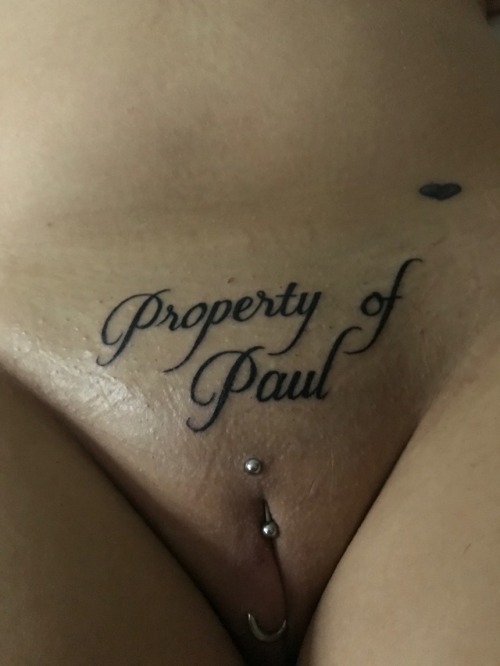 piercedandinkedcouple:I’ve now been permanently marked as...