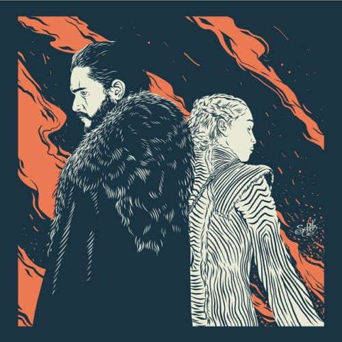 Game of Thrones Illustrations by Danny Schlitz...