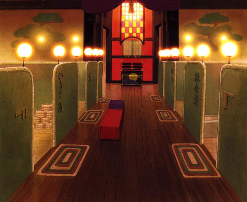 wannabeanimator:Spirited Away (2001) | backgrounds (x)