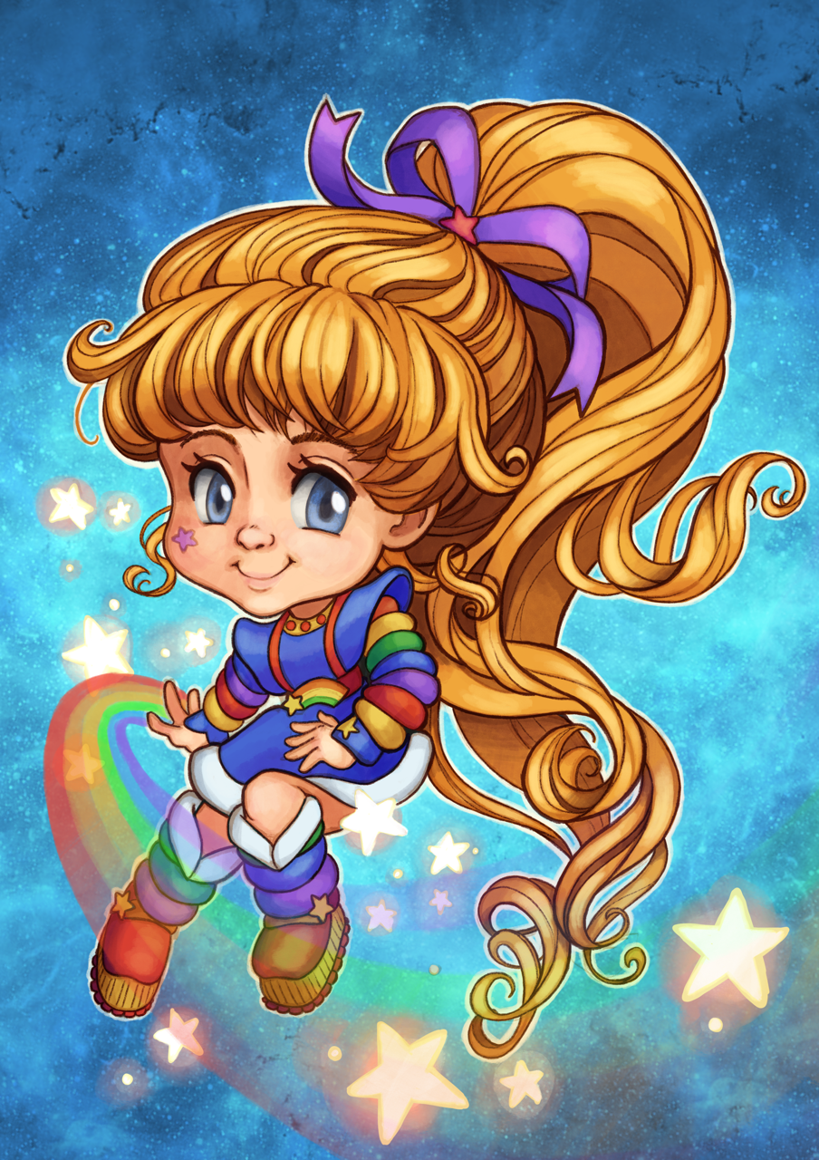 Rainbow Brite, from a Sketch Dailies prompt.... Tarale Draws!