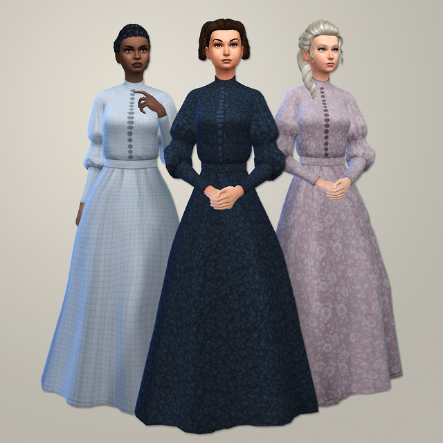 Sims 4 CC 1800s Clothes