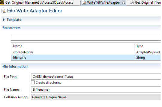 Cleo Clarify Write Adapter Editor