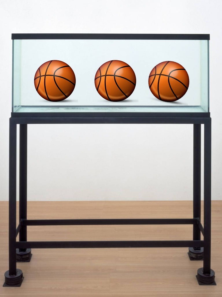 Three Ball Total Equilibrium Tank (Two Dr J Silver Series, Spalding NBA Tip-Off - Jeff Koons Submitted by alfffo