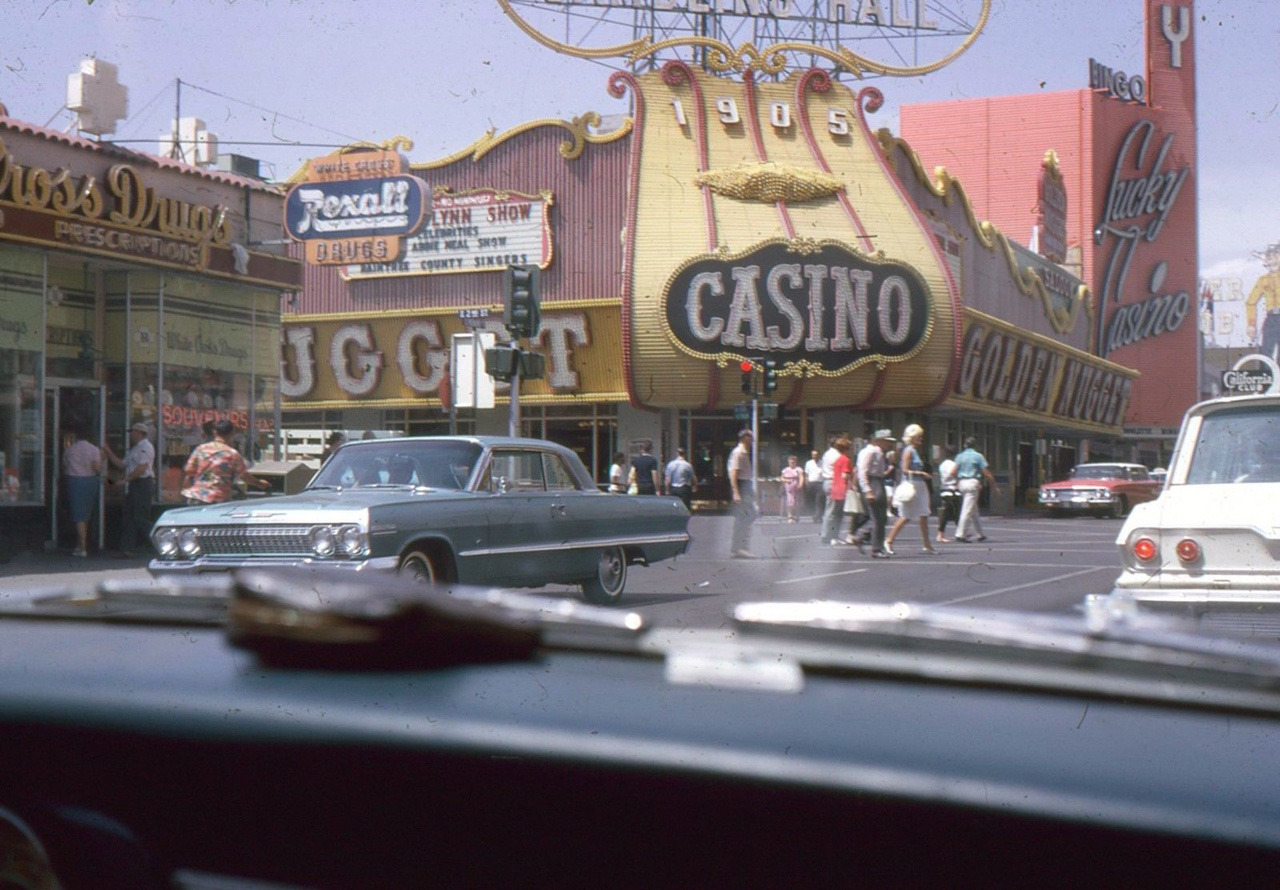 Vintage Las Vegas — Golden Nugget. Las Vegas, August 1963. Judy Lynn,...