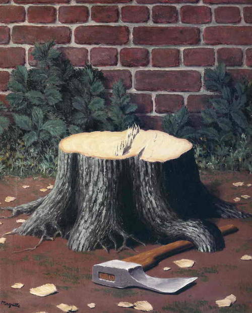 artist-magritte:The Labours of Alexander, 1950, Rene Magritte