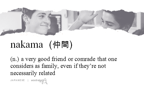 nakama 仲間 | (submitted by man-or-superman)