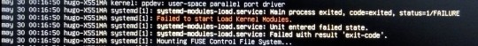 You need to load the kernel first