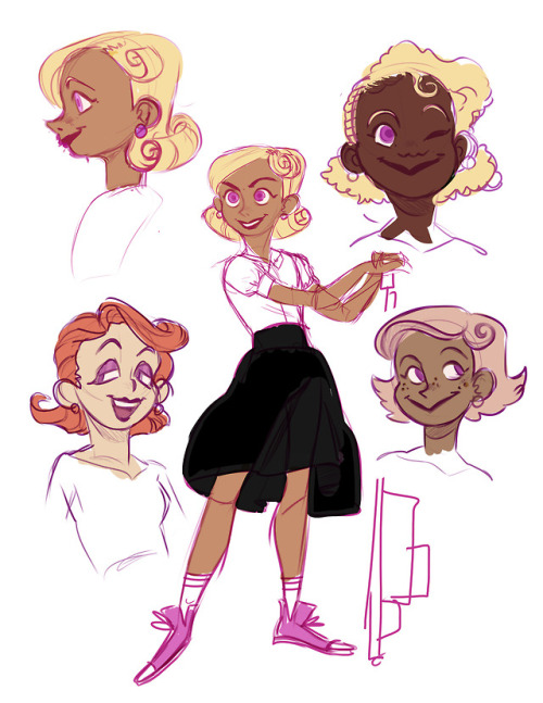 ot3:various roxy doodles from the other night