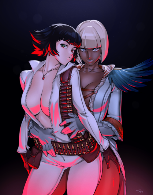 requiemdusk:Lady and Gloria - get closer!Full size on Patreon