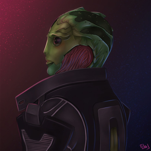 starsandskies:Super quick Sad Pepe Thane Krios for my dear...