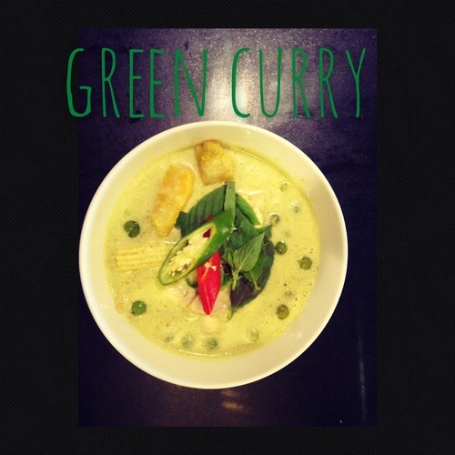 The Cooking Bee Curry Vert Au Poulet Lait De Coco