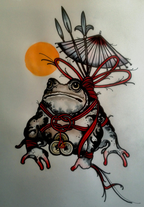 japanese frog tattoo | Tumblr