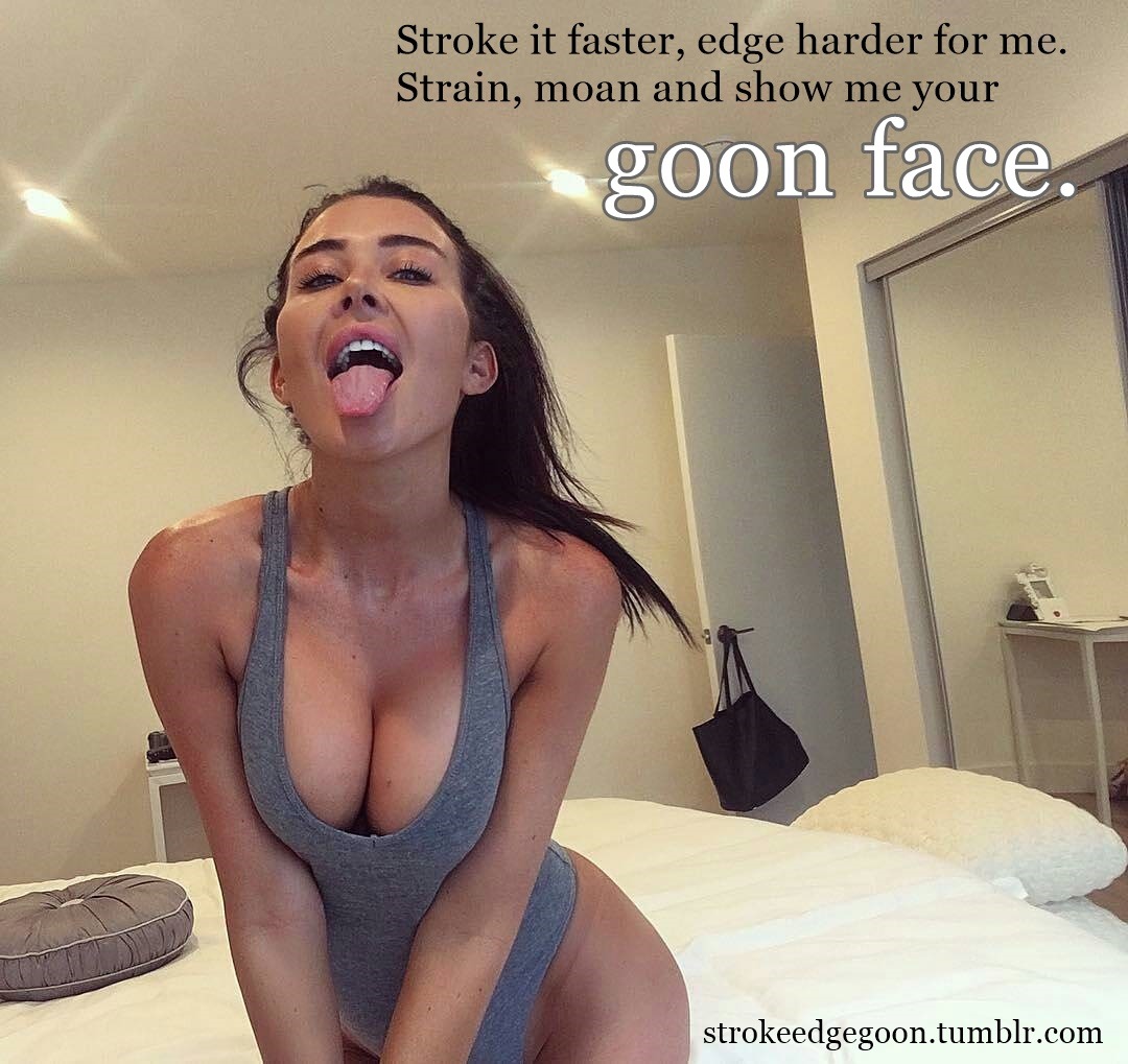 Masterbation Porn Captions - Stroke. Edge. Goon.