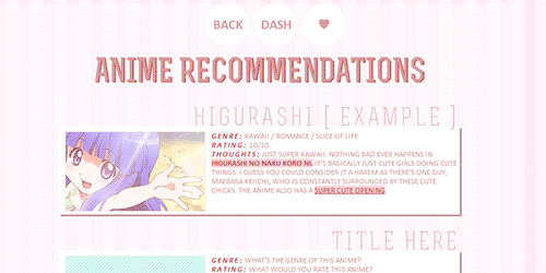 Anime Recommendations Tumblr