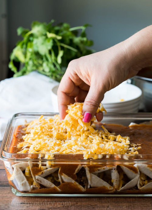 foodffs:Easy Ground Beef EnchiladasFollow for recipesIs this...