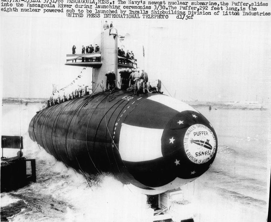 Adventures of the Blackgang: USS Puffer (SSN-652) - launched 30 March ...