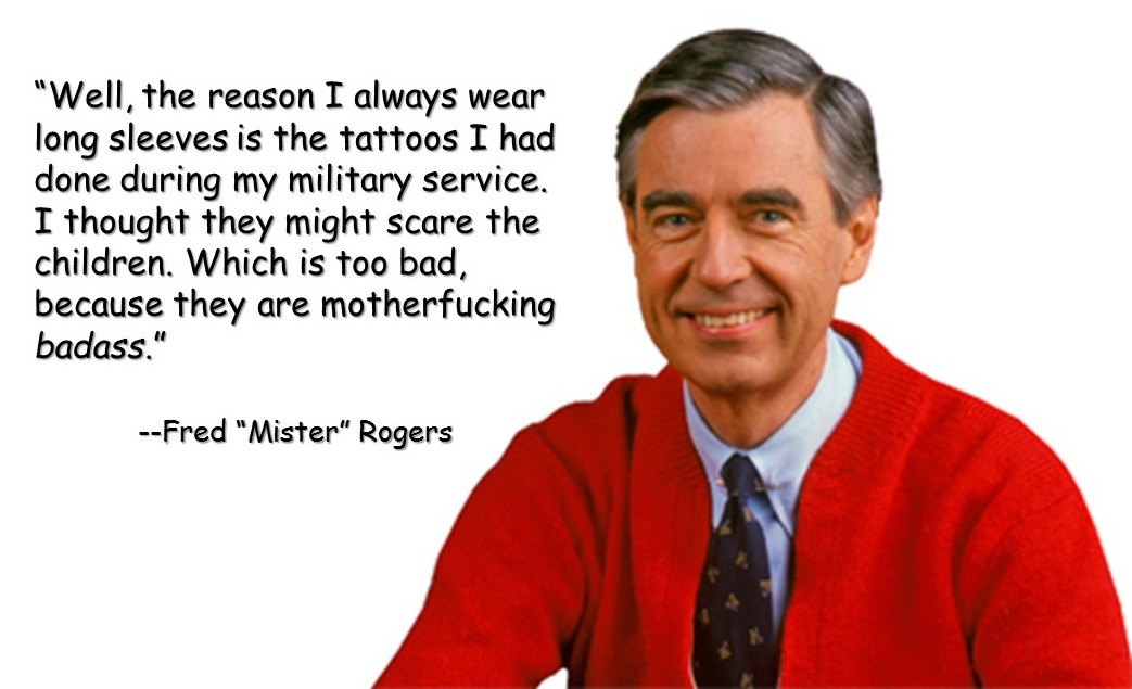 True Story!  Fred Rogers  Neighborly Source