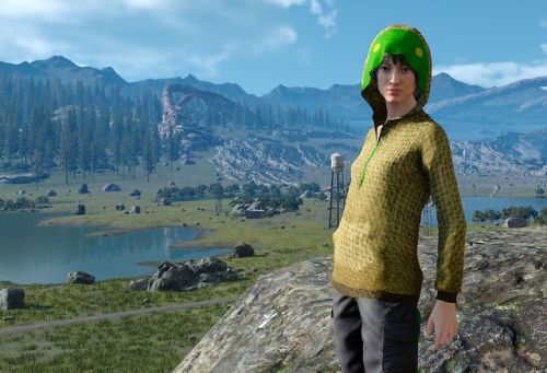 I made mod~ Tonberry hoodie for Comrades/Avatara females. Male...