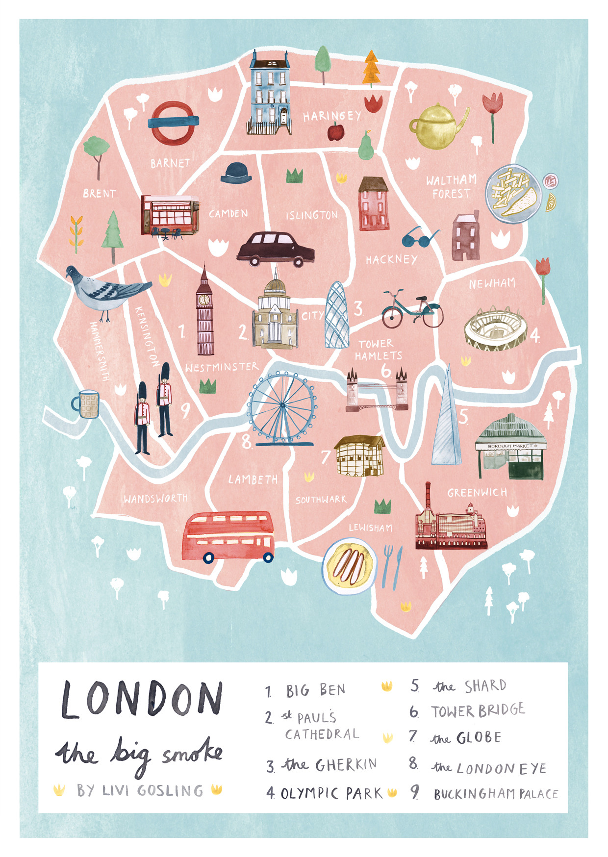 illustrated london map free download