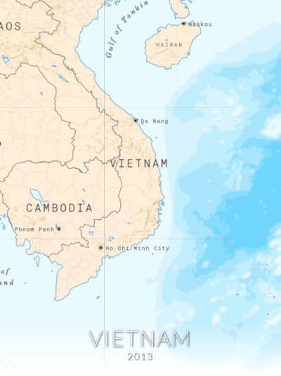 Vietnam
Is the easternmost country on the Indochina Peninsula in Southeast Asia.
The capital, Hanoi have some interestings...