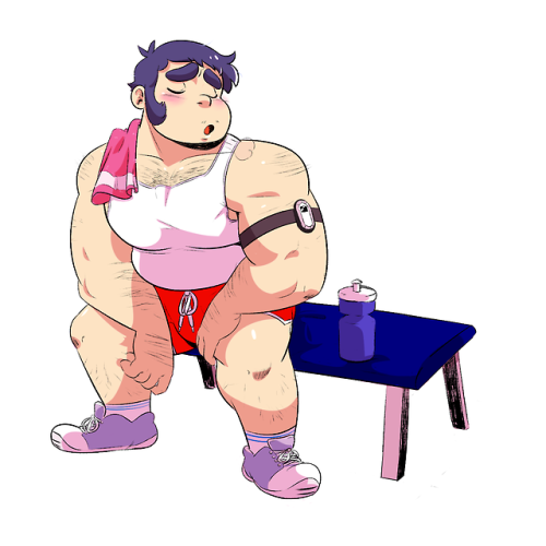 reindeerarts:a workout boi i was doodling at school. i rlly...