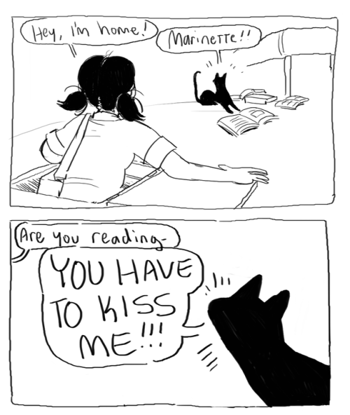 Adrien Turns Into A Cat Aus Tumblr