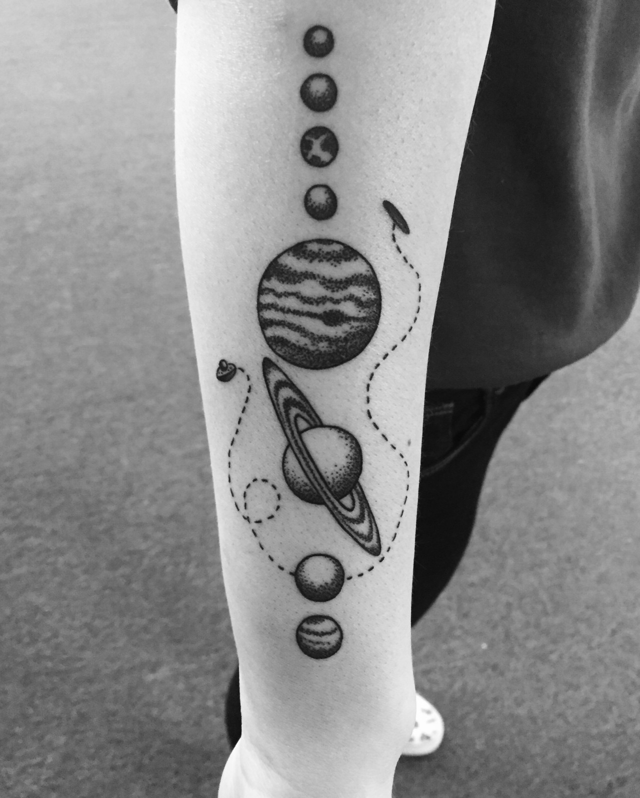 Fyeahtattoos Com Planets Done By Jason Messner At Red Room