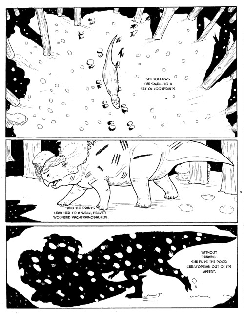 azhdarchidcomix:Coldtooth, my short comic about Nanuqsaurus...