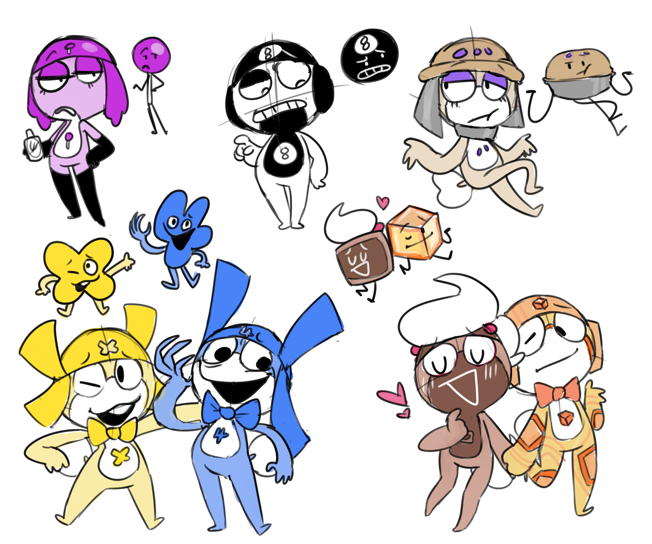 HEY SO I HAD ANOTHER GOOD IDEA….. bfb characters... - Toldentops's Art