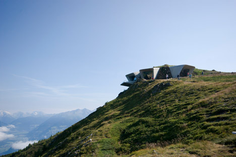 architorturedsouls:Messner Mountain Museum Corones / Zaha Hadid...