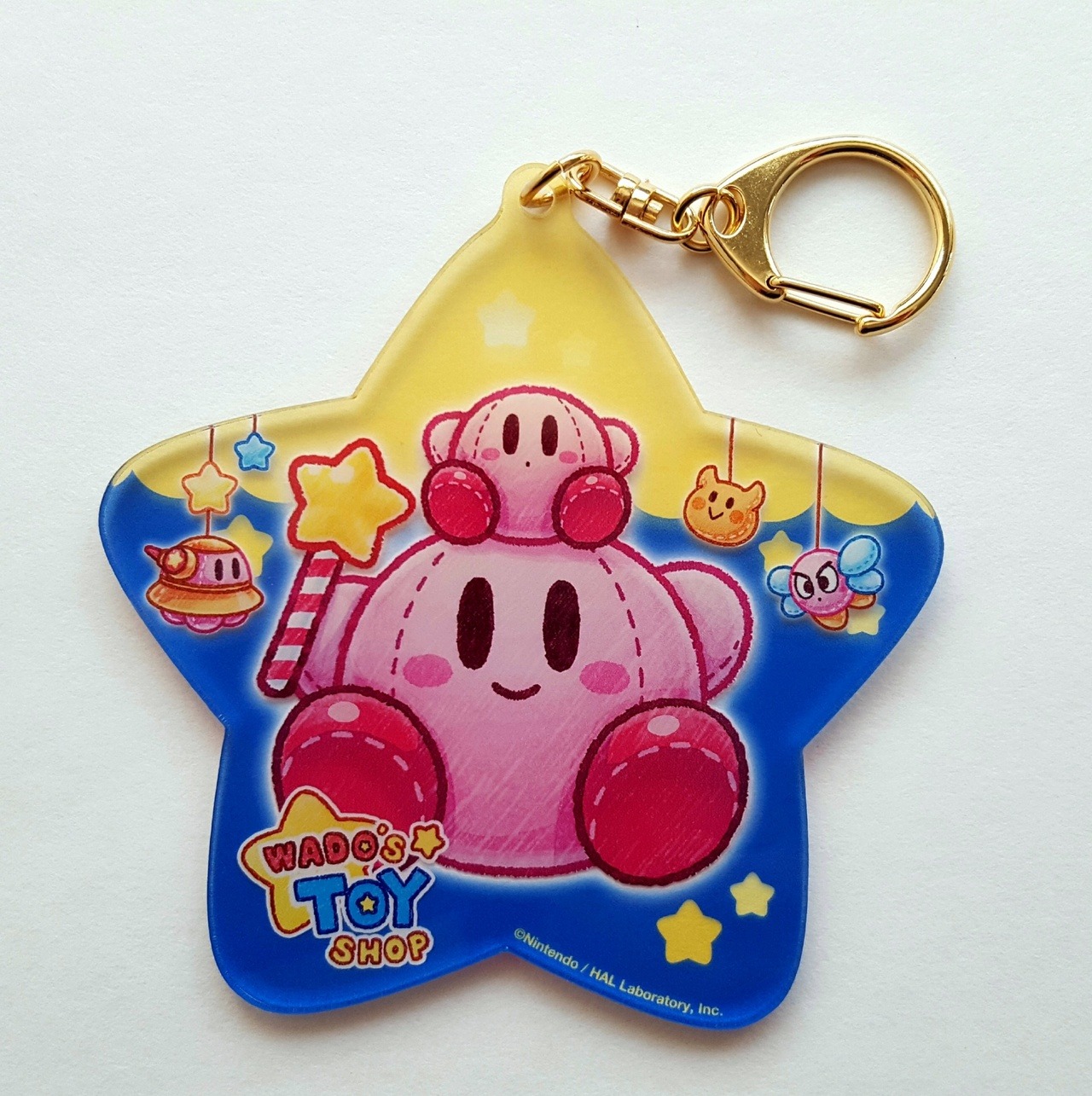 kirby plush keychain