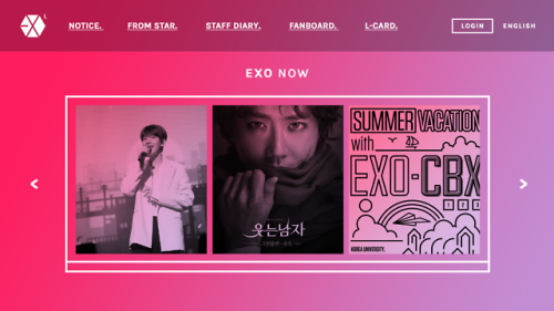 cytaoplasm:10PM | To: EXO-LAn EXO-L Website Revamped Concept....