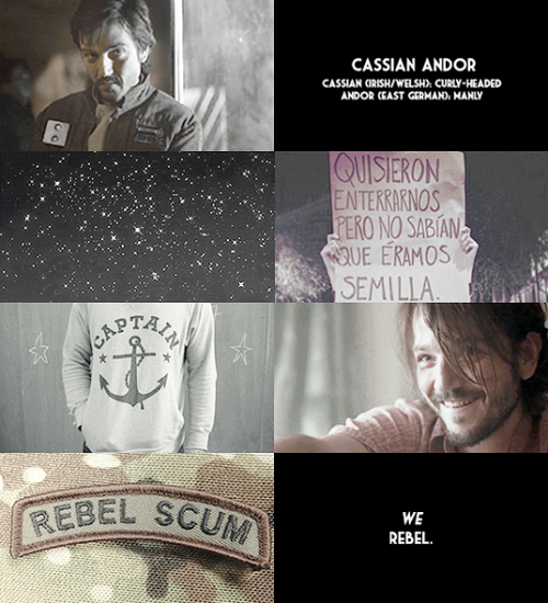 cassianandor:Jyn Erso and Cassian Andor (rebelcaptain /...