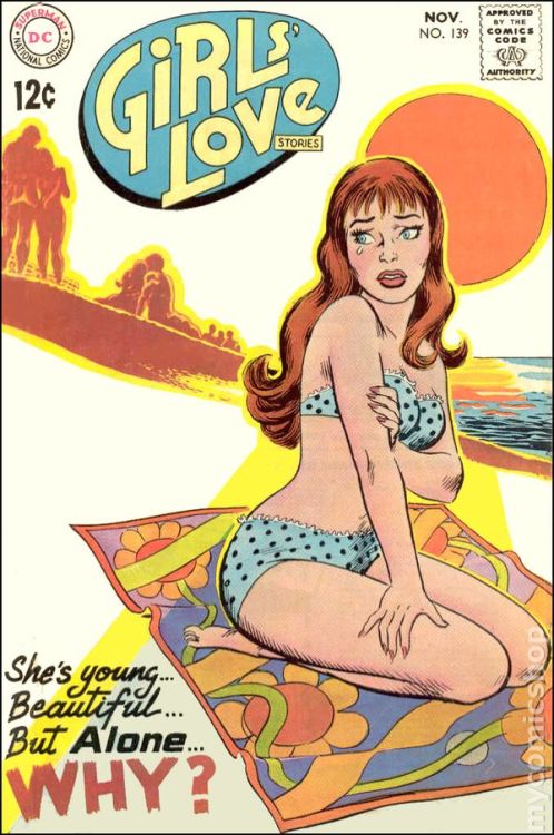 inky-curves:Girls Love #139 (November 1968) Cover by Nick Cardy