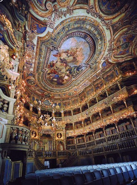 vintagepales:Margravial Opera House Bayreuth, Germany