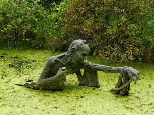 alyssaclarisse:Swamp sculpture in Eastern Ireland Oh my...