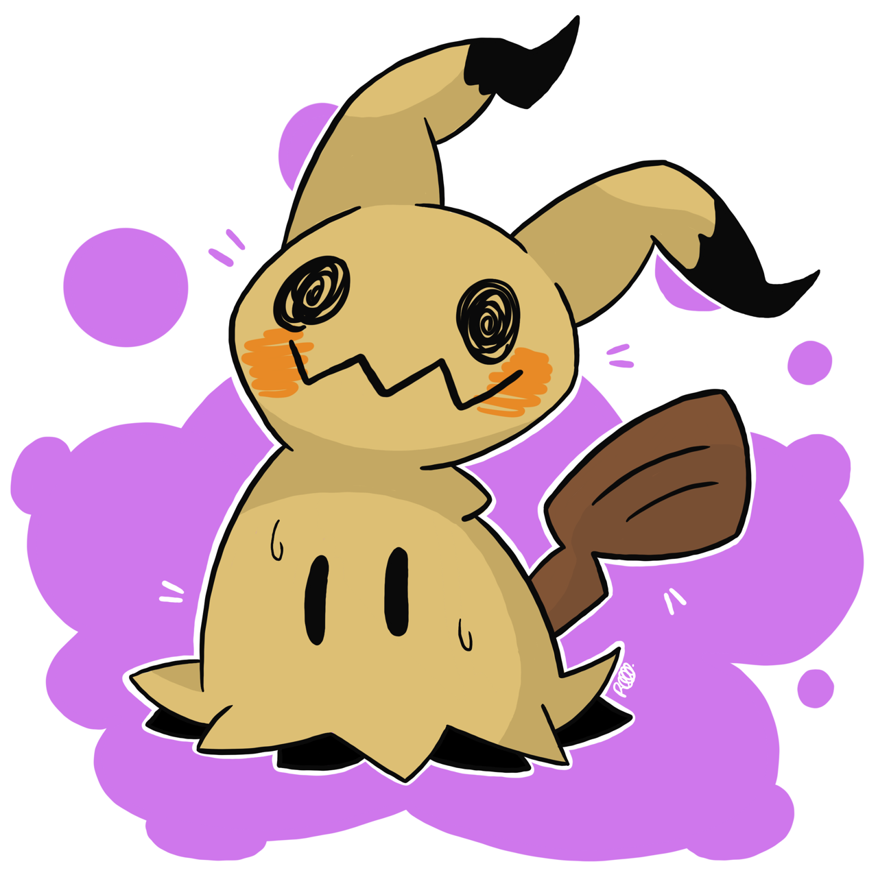 Feed Jonah ALL the candy! — #778 Mimikyu © whysosirius-sirius