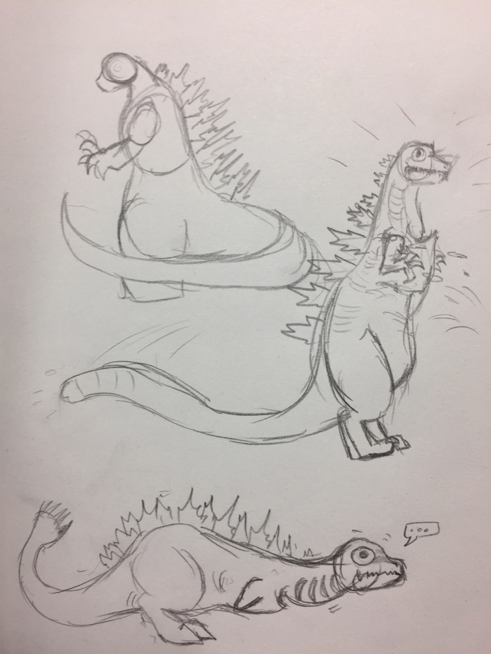 BaKaiju • Shin Godzilla sketches. I finally watched the...