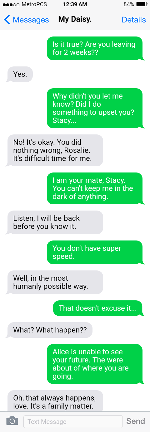 IceFrozenQueen — Twilight fake text. Because… I just finish it...