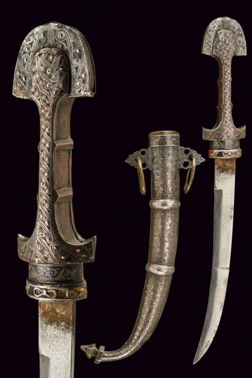 peashooter85:Silver mounted Moroccan koummiya, circa 1900.from...