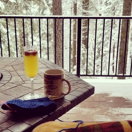 My favorite morning from our cabin weekend getaway with good...