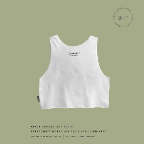 artsymendes:Merch Concept: Three Empty Words Crop TopI had...