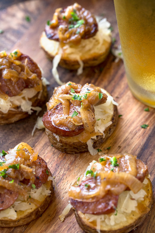 daily-deliciousness:Oktoberfest potato stacks with smoked...