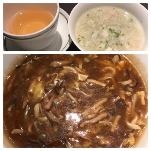 今日の昼ごはん#ダブルスープ #中国飯店 #糖質制限 #lowcarb #lowsugar #keto #昼ご飯...