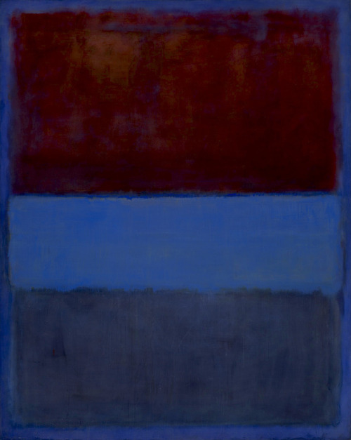 sulphuriclike:Mark Rothko_No. 61 (Rust and Blue)_1953MoCA The...