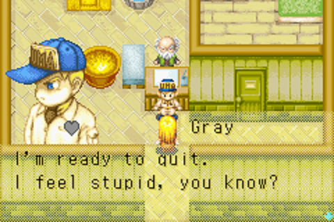 shadowoftheharvestmoon:You are talking to the protag who quit...