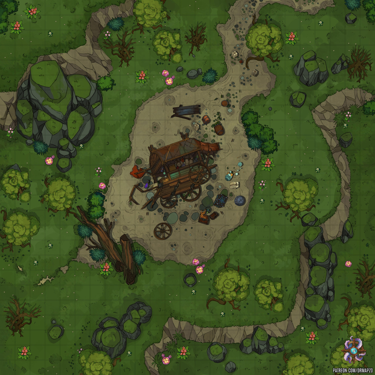 dragon battle map